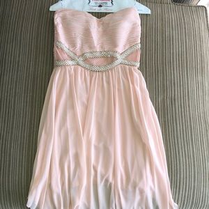 Light pink flowy dress